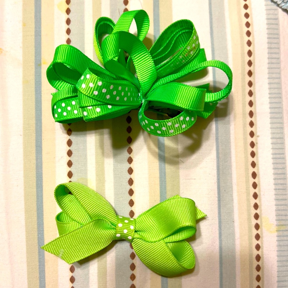 Little girls bow set